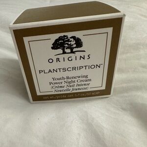 Origins Plantscription Youth Renewing Power Night Cream NEW w/ samples